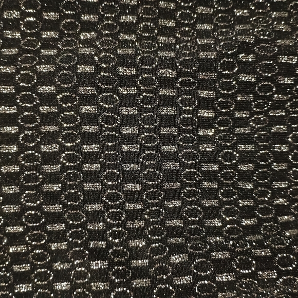 Alfanin Women's Black and White Metallic Top - Picture 5 of 7